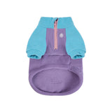 Aqua Lilac Plush Fleece Dog Sweater||size:S,M,L,XL,2XL,3XL,4XL