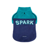 Teal Navy Plush Fleece Dog Sweater||size:S,M,L,XL,2XL,3XL,4XL