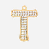 Initial Letter Jewelry Tag - T