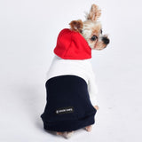 Red, White, Navy Dog Hoodie (SIZE L)