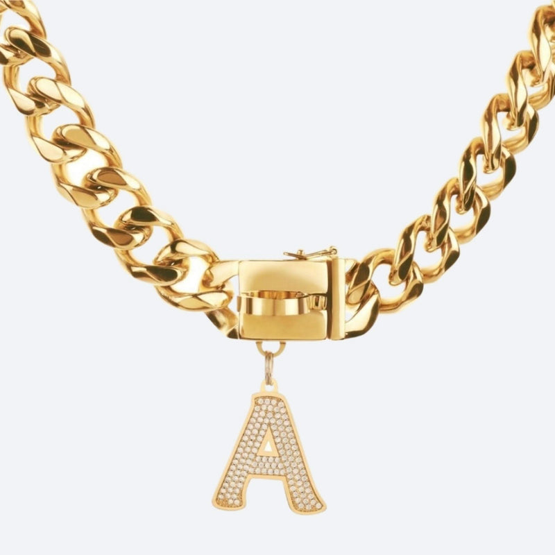 Initial Letter Jewelry Tag - A