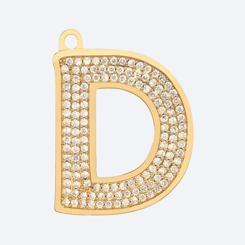 Initial Letter Jewelry Tag - D