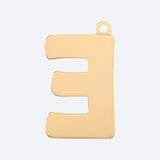 Initial Letter Jewelry Tag - E