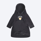 Broken Teddy Bear Dog Hoodie - Black