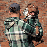 Green Plaid Human Hoodie